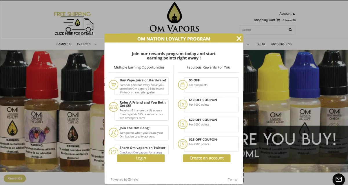 Zinrelo Loyalty Helps Om Vapors to Achieve 3.51X Increase in Repeat Purchase Revenue featured image