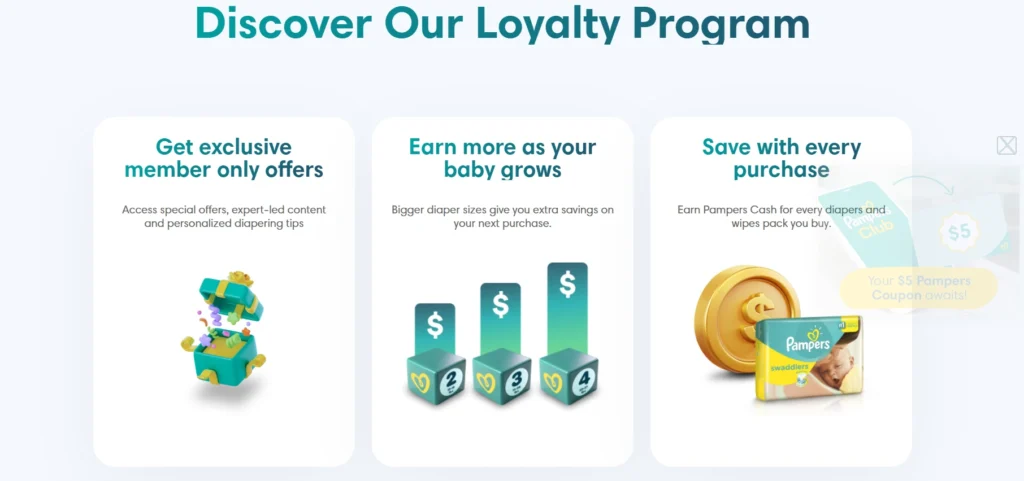 Pampers Loyalty program for CPG industry